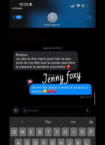 Jenny Foxy, 20 Caucasian/White female escort, Montreal